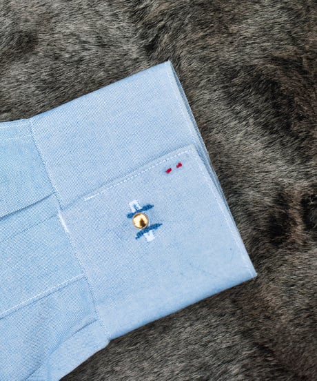 mn.Refaire -  blue shirt