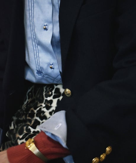 mn.Refaire -  blue shirt