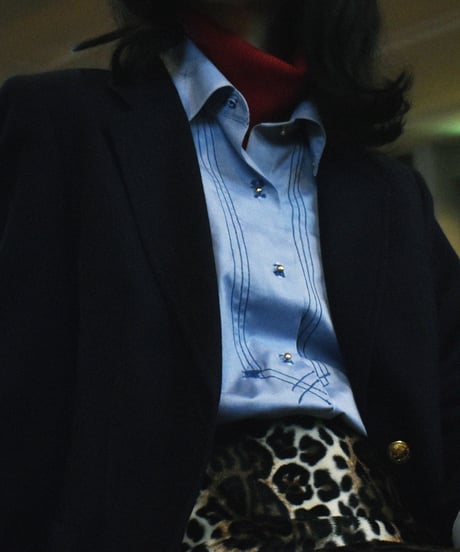 mn.Refaire -  blue shirt