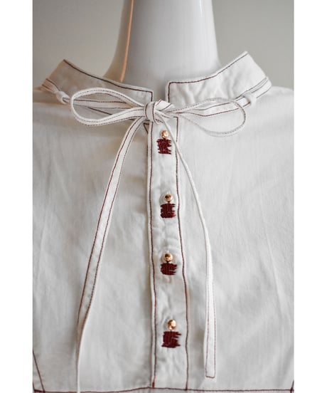 mn. Ordinaire - ribbon-tie blouse