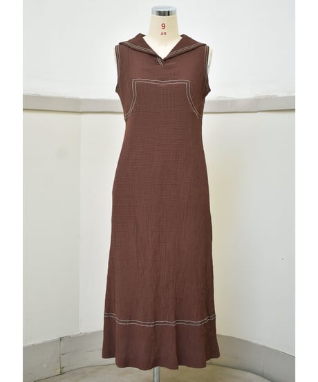 mn.Refaire - cocoa dress