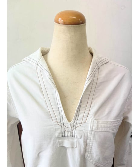 mn.Refaire - military sailor’s jacket（SAND）