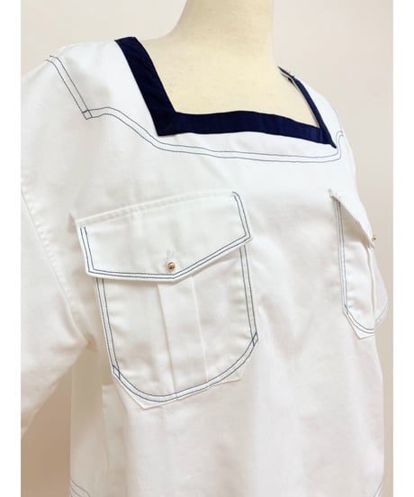 mn.Refaire - military sailor's shirt (PRT)