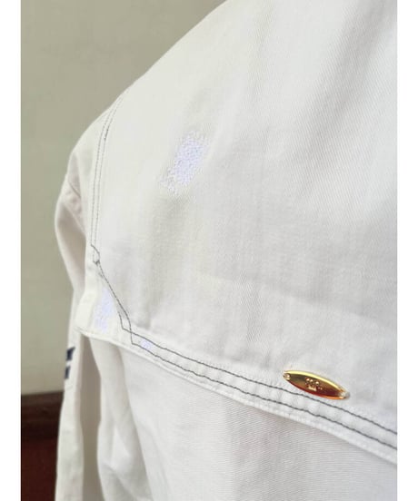 mn.Refaire - military sailor’s jacket（SAND）
