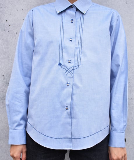 mn.Refaire -  blue shirt