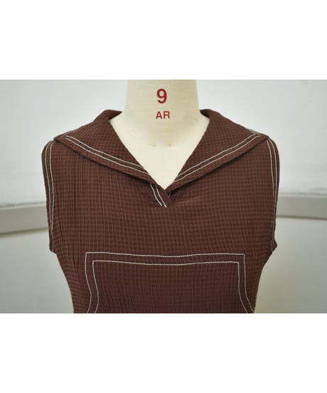 mn.Refaire - cocoa dress