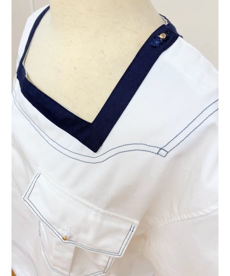 mn.Refaire - military sailor's shirt (PRT)