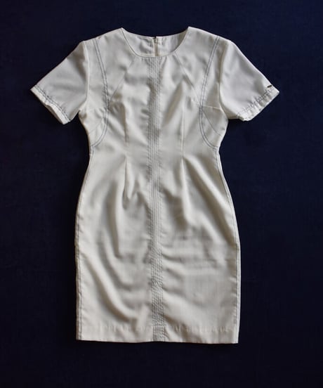 mn. Refaire - white basic dress