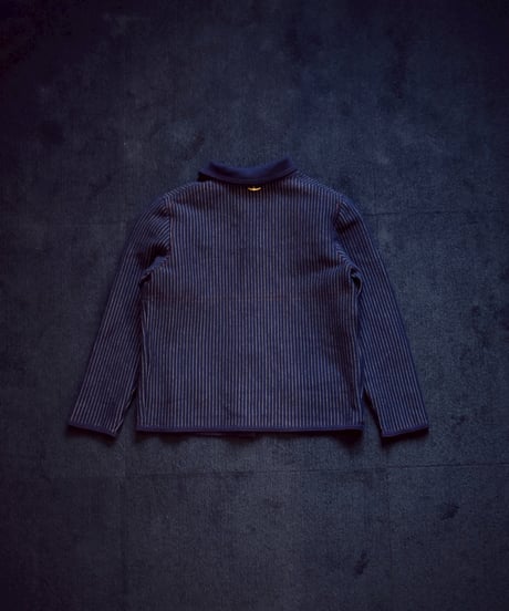 mn.Refaire - rule-stripe cardigan