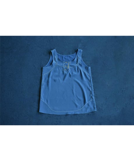 mn. Refaire -  blue tank top