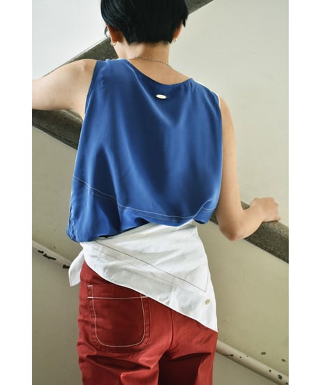 mn. Refaire -  blue tank top