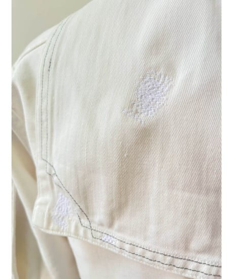 mn.Refaire - military sailor’s jacket（SAND）