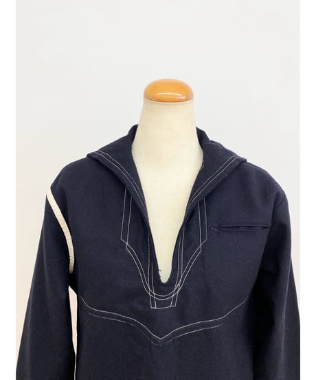 mn.Refaire - military sailor’s jacket (MIDNIGHT)