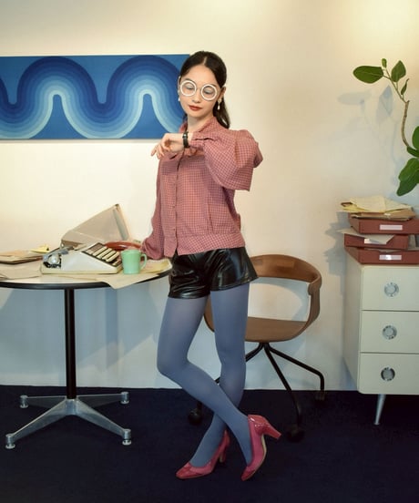 mn.Refaire - greet-bow blouse