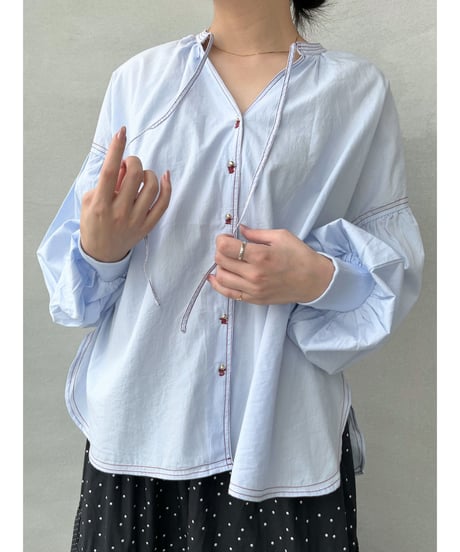 mn. Ordinaire - puff-sleeves blouse
