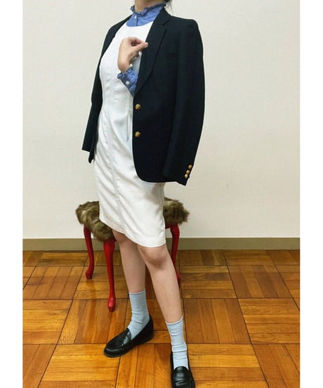 mn. Refaire - white basic dress