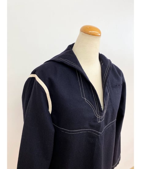 mn.Refaire - military sailor’s jacket (MIDNIGHT)
