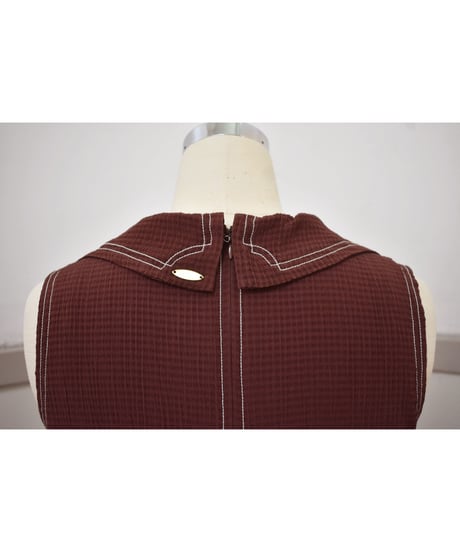 mn.Refaire - cocoa dress