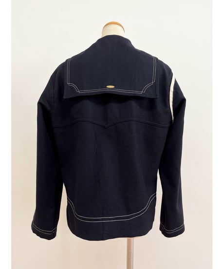 mn.Refaire - military sailor’s jacket (MIDNIGHT)