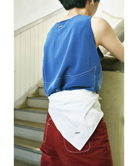 mn. Refaire -  blue tank top