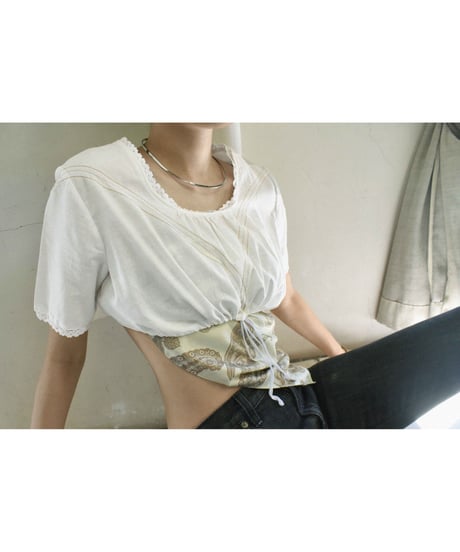 mn.Refaire - cropped blouse