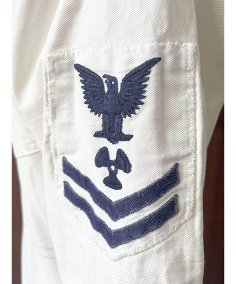 mn.Refaire - military sailor’s jacket（SAND）