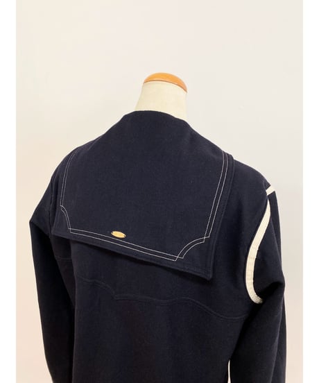 mn.Refaire - military sailor’s jacket (MIDNIGHT)