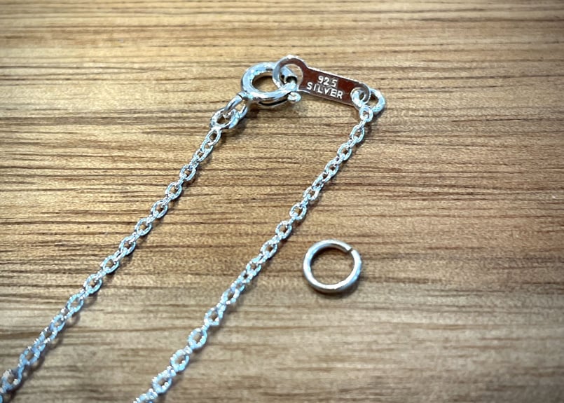❝丸コマ 50cm❞ ロール チェーン ネックスレス シルバー SV 925