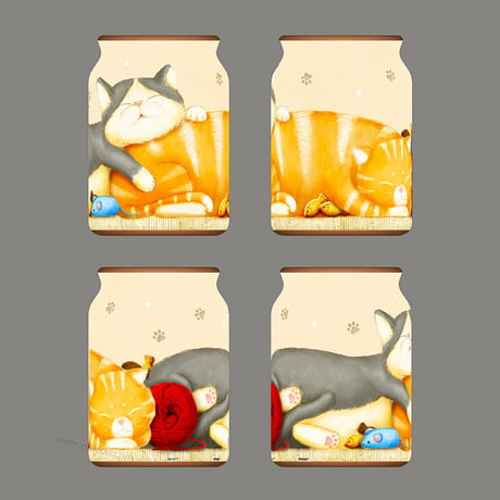 小物入れパズル - ねこ