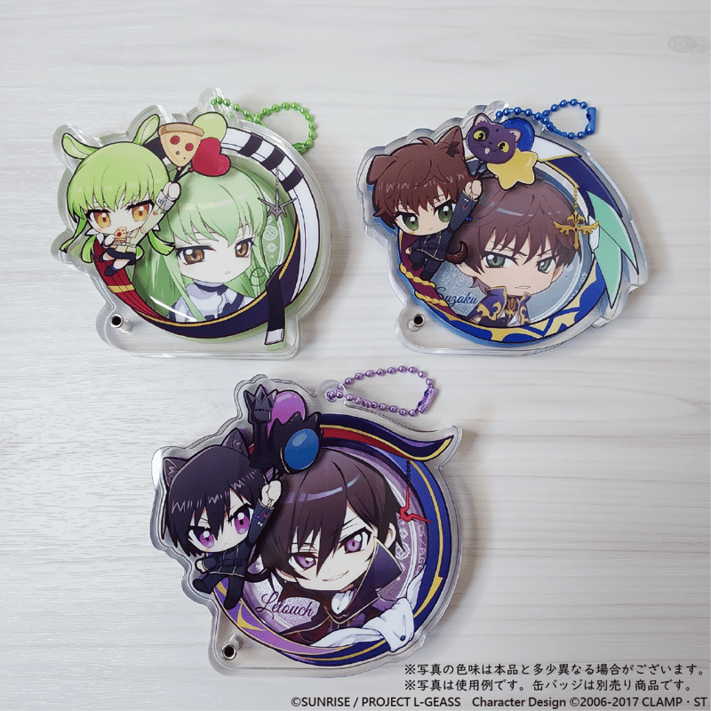 コードギアス 反逆のルルーシュ」アクリル缶バッジケース | MiLO コードギアス 反逆のルルーシュ」アクリル缶バッジケース | MiLO