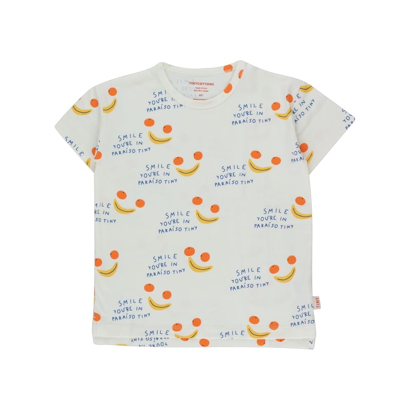 TINY COTTONS - SMILE TEE off-white | k&y for ba...