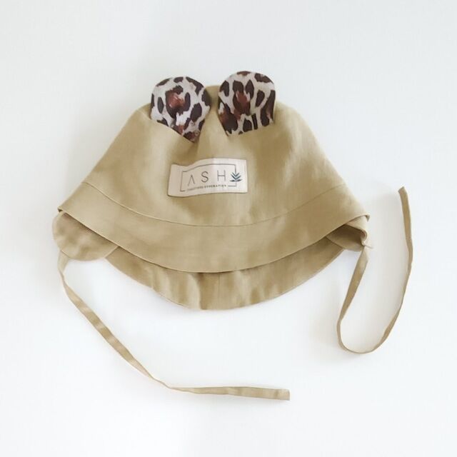 ASH generation - bear hat / pistachio (leopard)