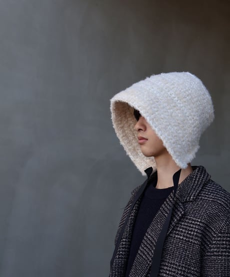 Bonnet ワイド（color オフホワイト）/ 選べるリボン