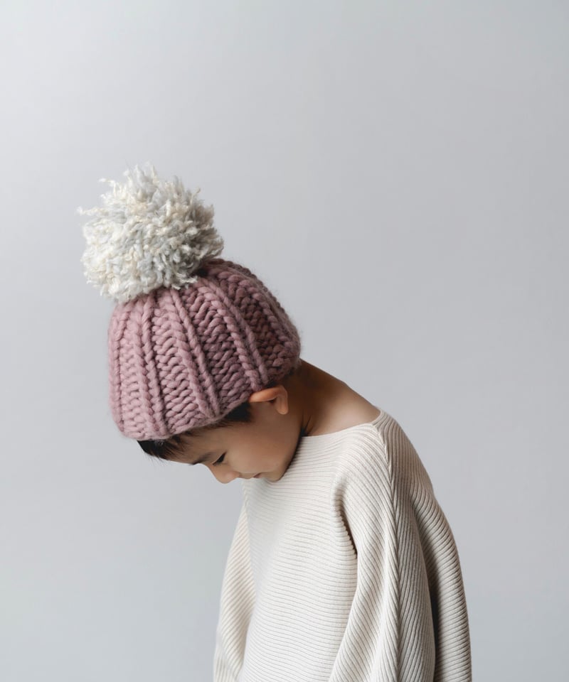 Plump Pompom マシュマロ（color スモーキーピンク） 選べるポンポンの