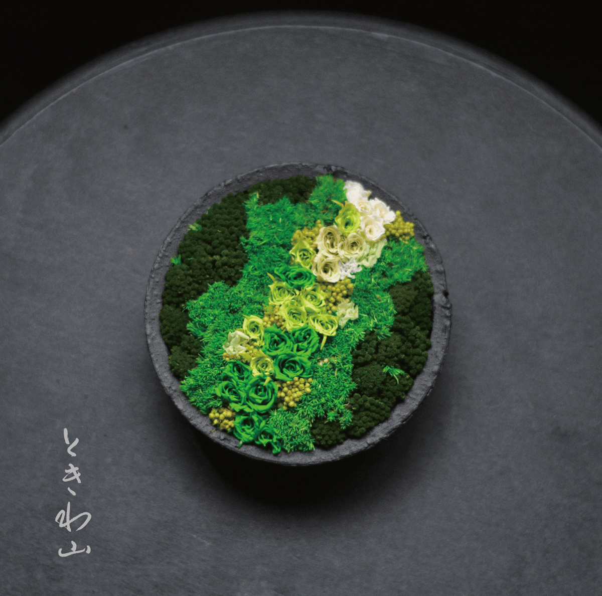 花山＿ときわ山（プリザーブドフラワー） | 雨 / ame art products