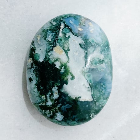 モスアゲート 苔瑪瑙 フェアリームーン⭐︎ スタンド付き♡ モスアゲート 苔瑪瑙 フェアリームーン⭐︎ スタンド付き