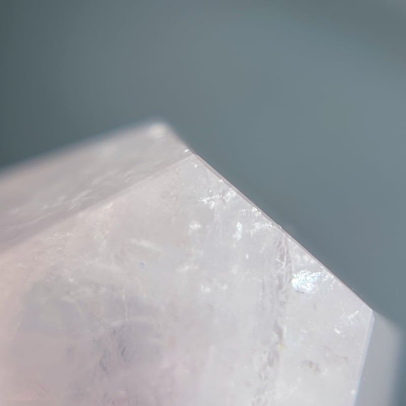 虹入り】ローズクォーツ 正12面体(B) | NEROLI CRYSTAL