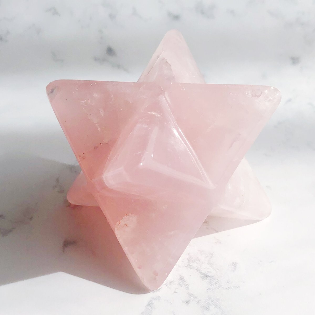 虹入り】ローズクォーツ マカバ | NEROLI CRYSTAL