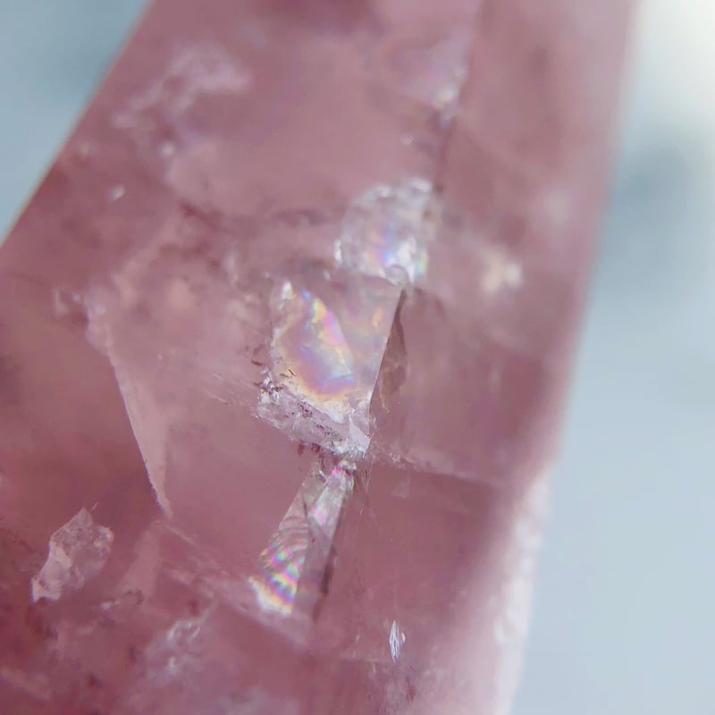 【ローズ クォーツ】 タワー ROSE QUARTZ Tower ポイント ローズクォーツタワー11◇Rose Quartz Tower◇天然石