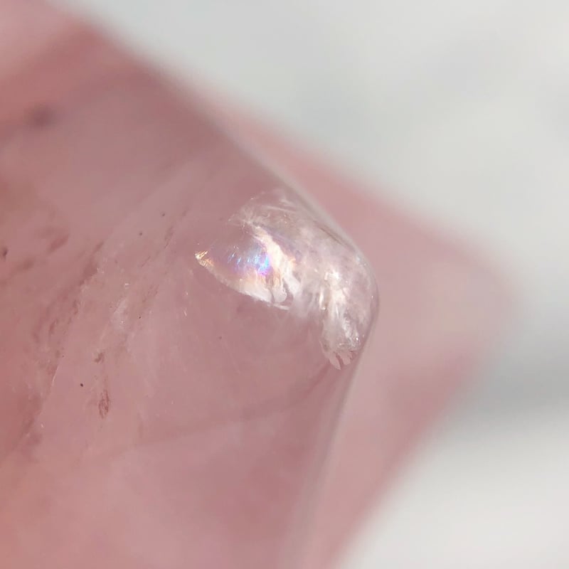 虹入り】ローズクォーツ マカバ | NEROLI CRYSTAL
