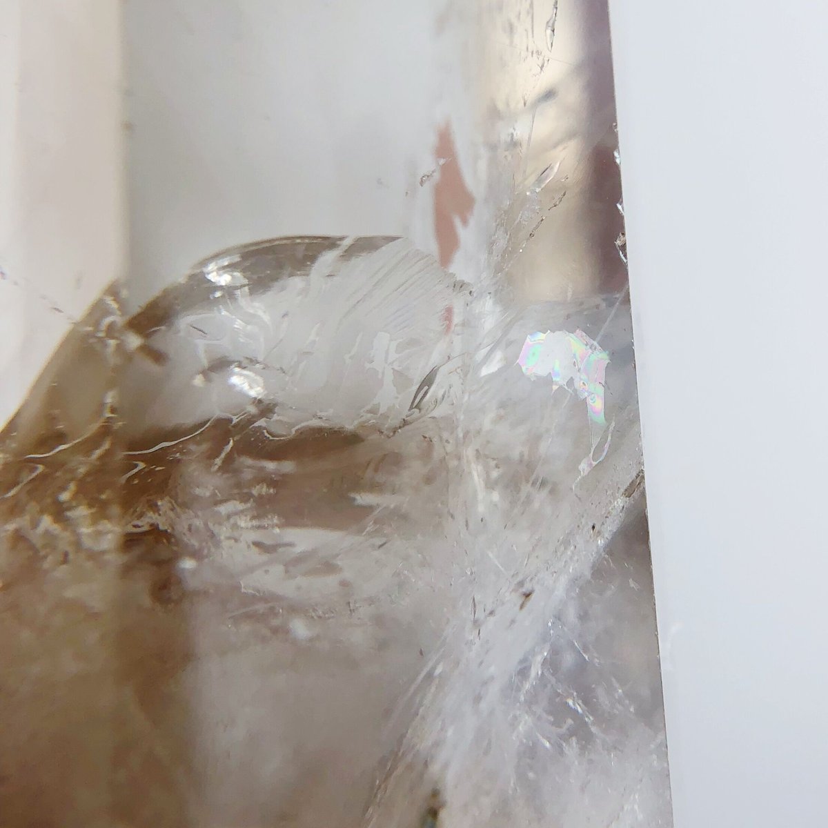 【スモーキークオーツ　タワー　虹入り】 虹入り】スモーキークォーツ タワー | NEROLI CRYSTAL