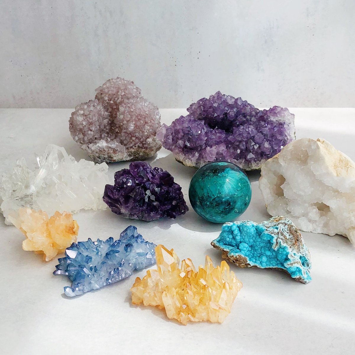 ヘミモルファイト原石 | NEROLI CRYSTAL