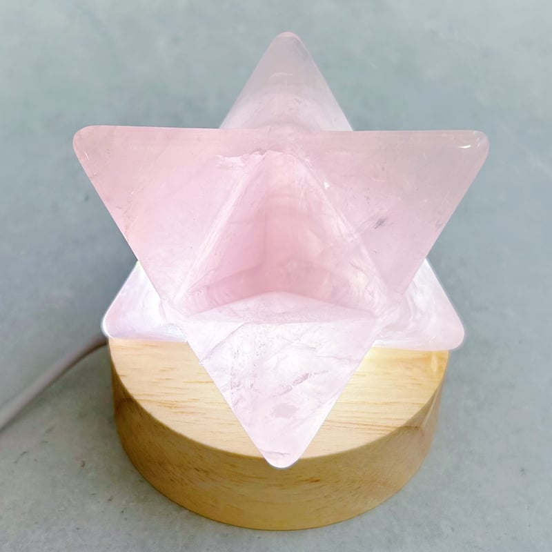 【ローズ クォーツ】マカバ スター ROSE QUARTZ ローズ クォーツ】マカバ スター ROSE QUARTZ