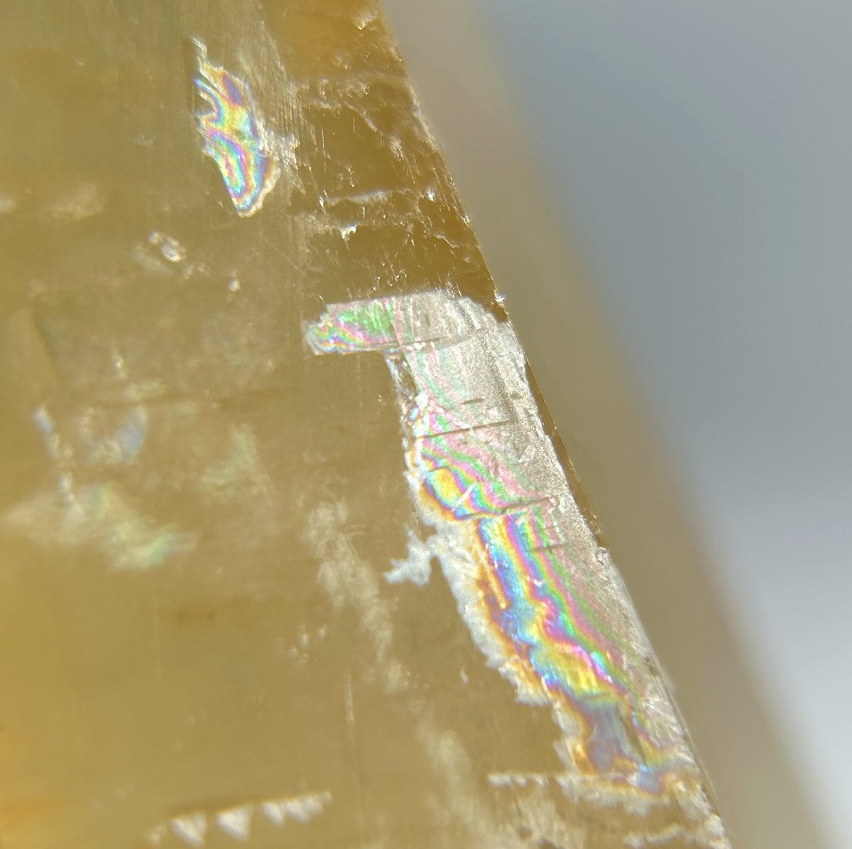 虹入り】ゴールデンカルサイト/ハニーカルサイト | NEROLI CRYSTAL