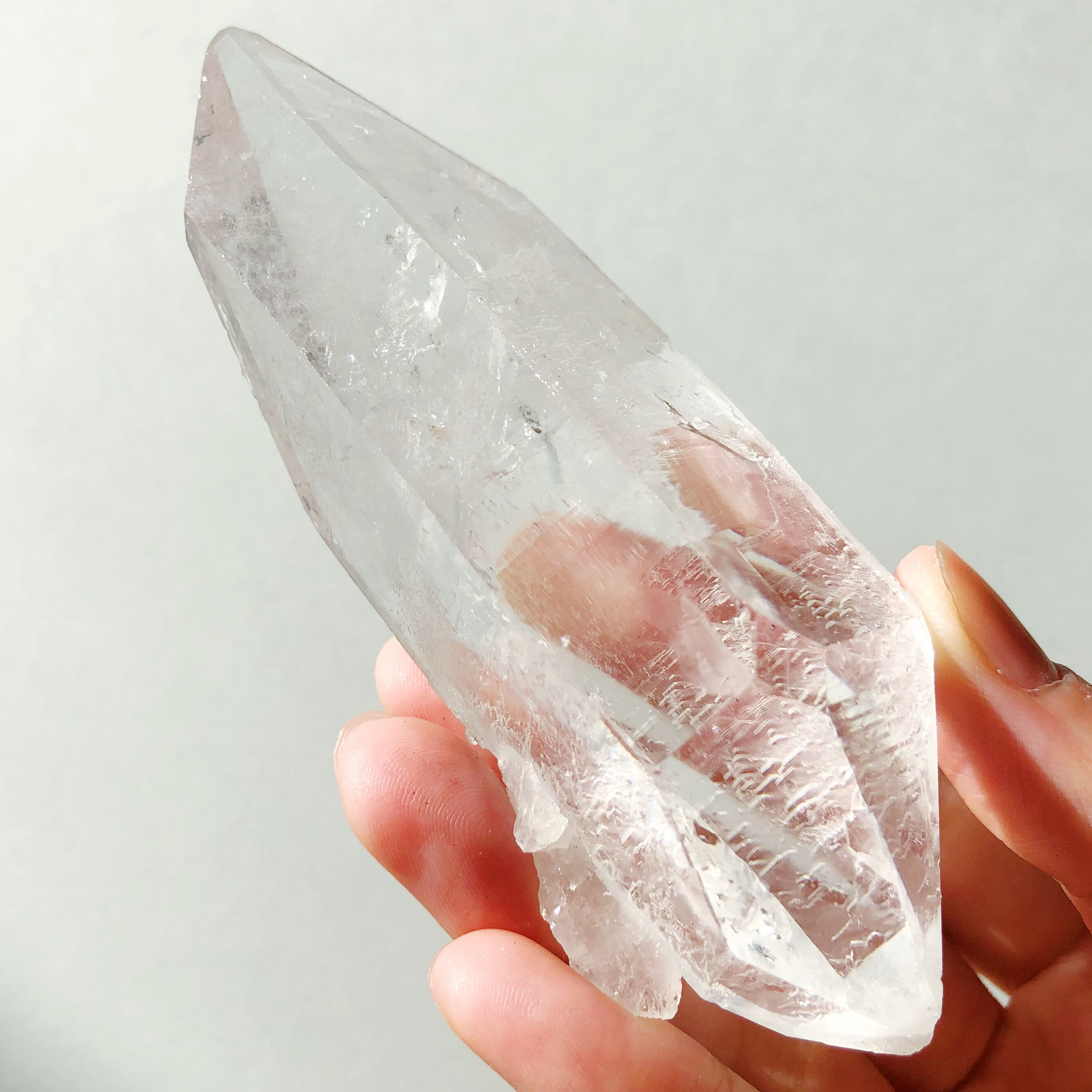 虹入り】ダブルターミネーテッド クリアクォーツ | NEROLI CRYSTAL