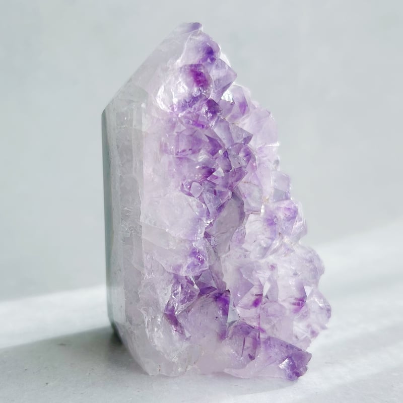 虹入り】アメシスト&アゲート ジオードタワー(A) | NEROLI CRYSTAL