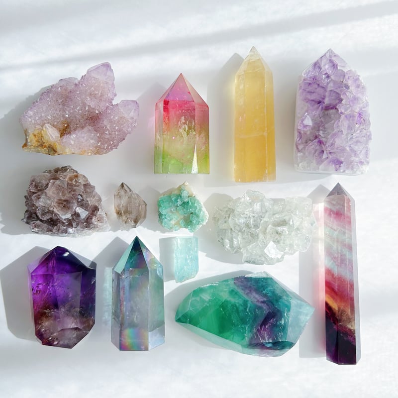 虹入り】アメシスト&アゲート ジオードタワー(A) | NEROLI CRYSTAL