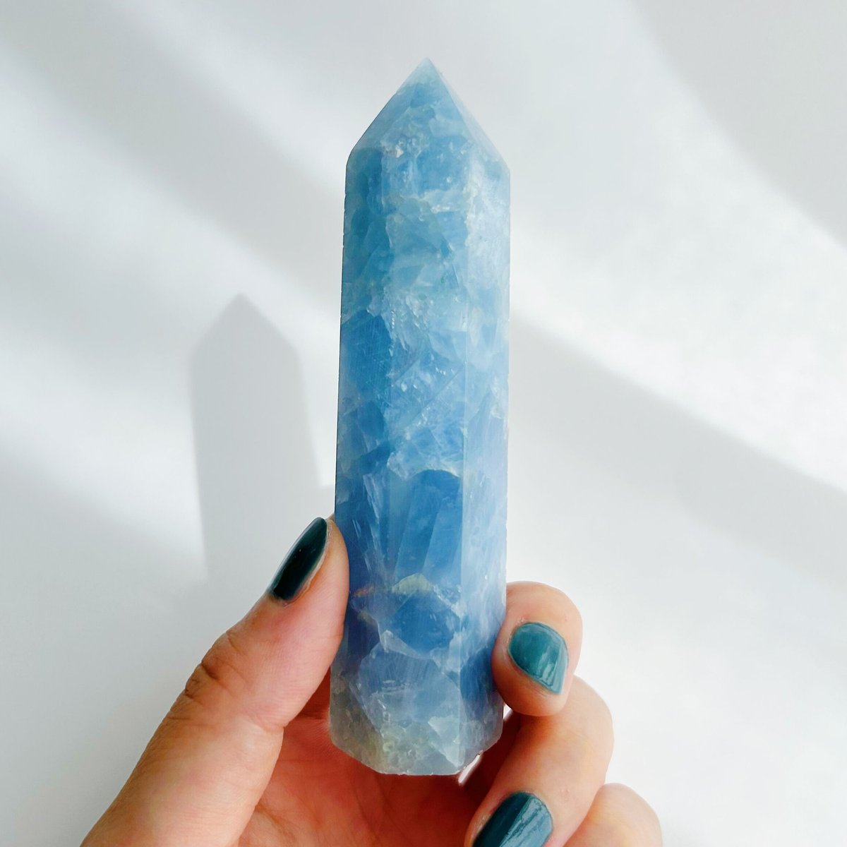 虹入り】ブルーカルサイト タワー | NEROLI CRYSTAL