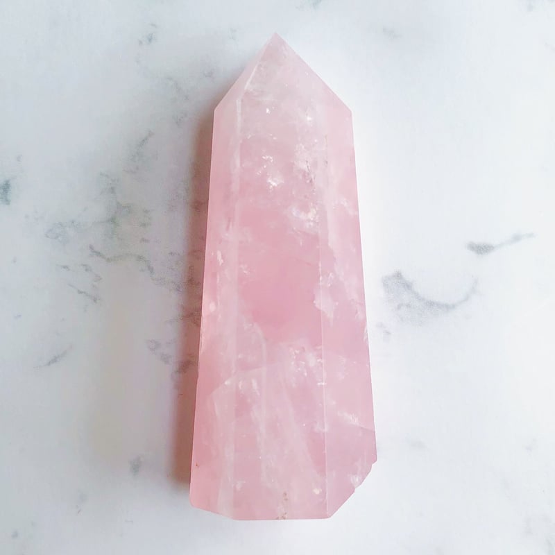 虹入り】ローズクォーツ タワー(C) | NEROLI CRYSTAL