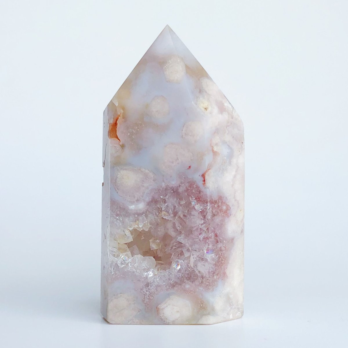 虹入り】フラワーアゲート タワー(C) | NEROLI CRYSTAL